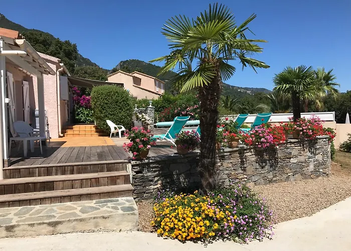 Oda ve Kahvaltı Hotes Carpe Diem Santa-Maria-Poggio (Corsica)
